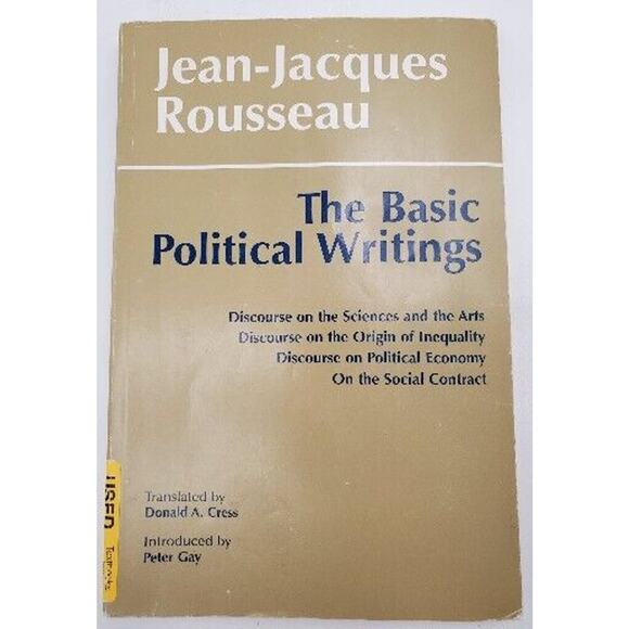 The Basic Political Writings By Jean-Jacques Rousseau Paperback - Picture 1 of 8